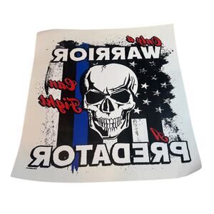 Iron On T-Shirt Heat Transfer Wild Side Warrior